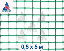 Пластиковая сетка для палисадника Ф-24, 0,5*5 м, хаки-зеленая
