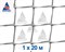 Пластиковая сетка садовая СР-15, 1*20 м, серая - фото 21522