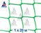 Пластиковая сетка садовая СР-50, 1*20 м, зеленая - фото 21537