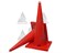 Конус дорожный без полос КС-3.2, цельнолитой - фото 22053